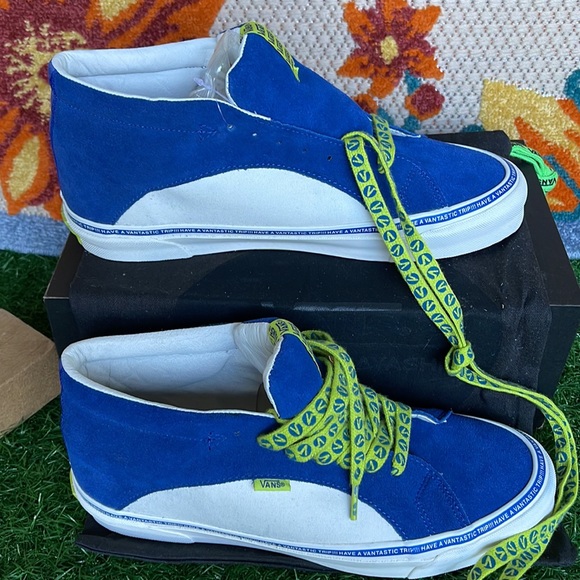 Vans The Snake Trail Lx Suede/Canvas True Blue/Marshmallow Men’s sneakers - Picture 3 of 16